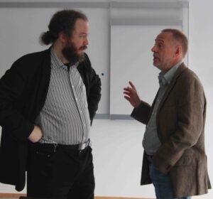 Diskutierten über die Bildungspolitik: Ulrich Heinen und Clemens Höxter